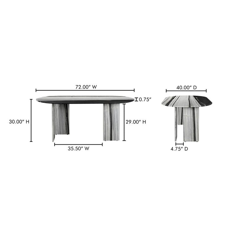 media image for Celia Dining Table Moes Home Collection Mhc Jd 1076 16 0 31 234