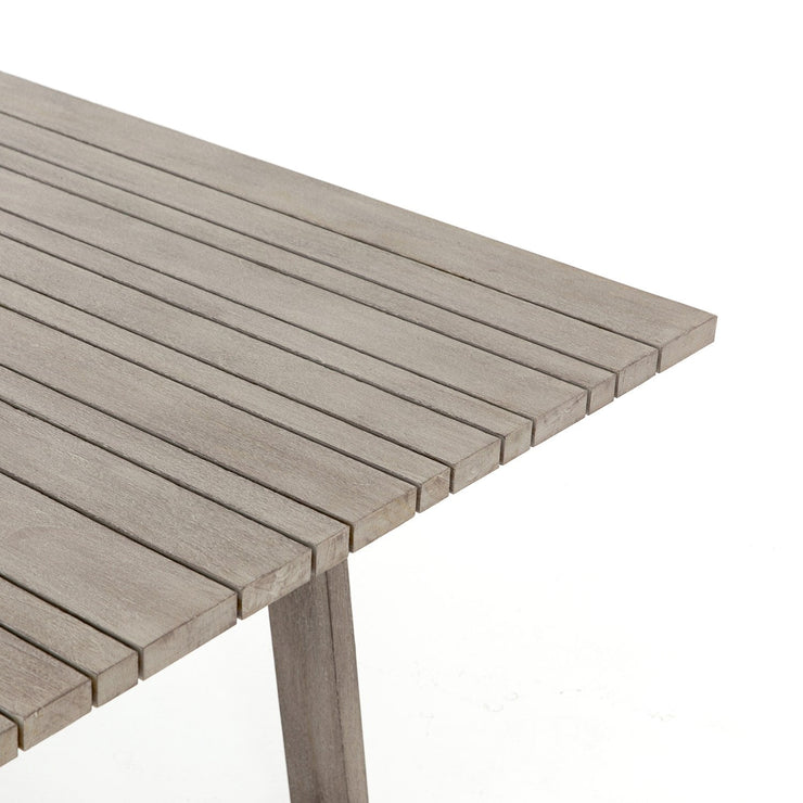 atherton outdoor dining table in weathered grey 10