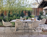 atherton outdoor dining table in weathered grey 19