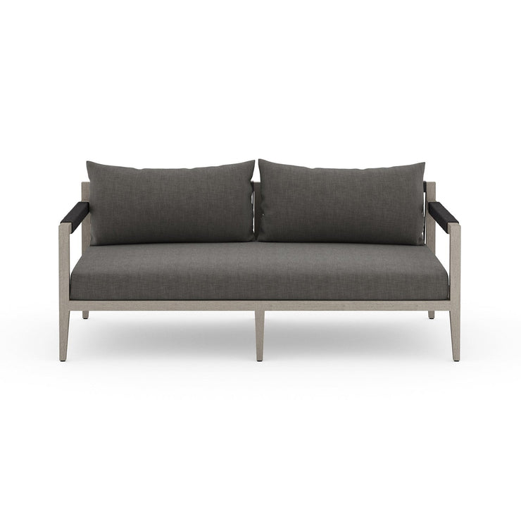 sherwood outdoor sofa weathered grey by Four Hands 1
