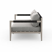 sherwood outdoor sofa weathered grey by Four Hands 7