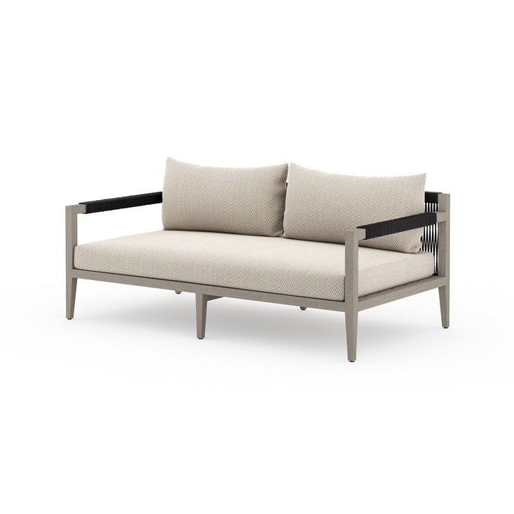 sherwood outdoor sofa weathered grey by Four Hands 12