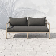 sherwood outdoor sofa washed brown by Four Hands 15