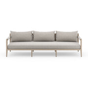 sherwood triple seater outdoor sofa washed brown by Four Hands 4