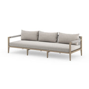 sherwood triple seater outdoor sofa washed brown by Four Hands 9