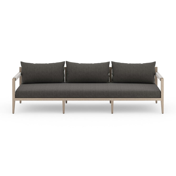 sherwood triple seater outdoor sofa washed brown by Four Hands 1