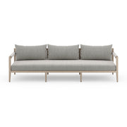 sherwood triple seater outdoor sofa washed brown by Four Hands 2