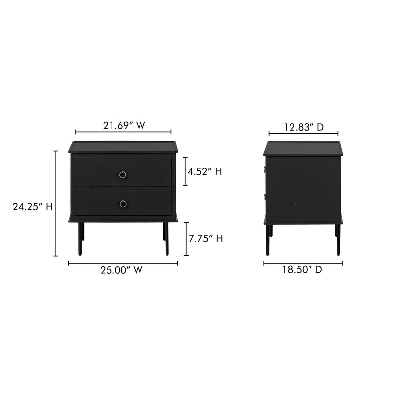 media image for Reagan Nightstand Moes Home Collection Mhc Ju 1006 02 19 214