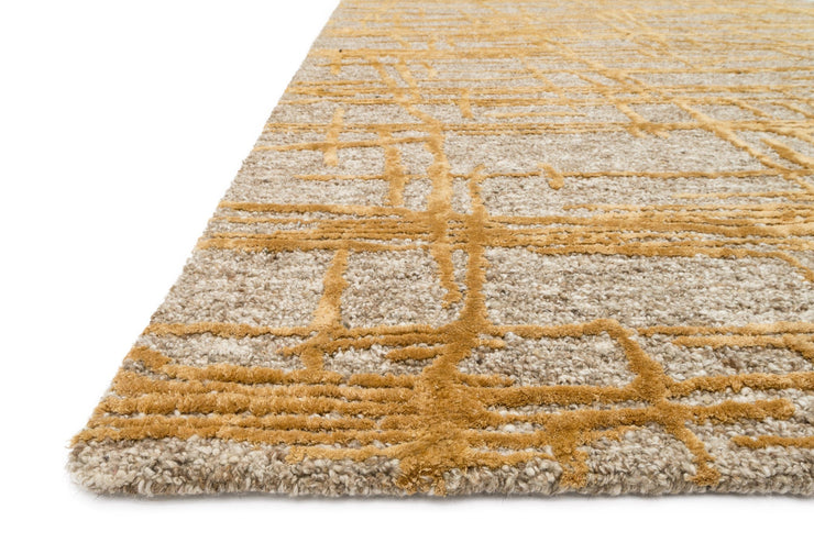 Juneau Rug in Natural & Gold by Loloi