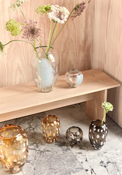 product image for jali medium vase in amber 2 23