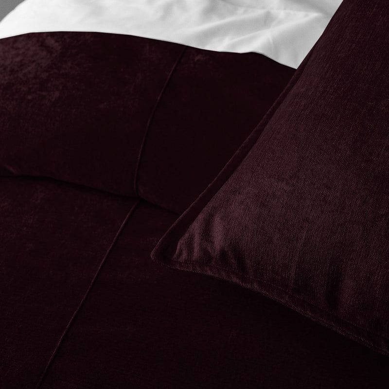 media image for Juno Velvet Bordeaux Bedding 2 218