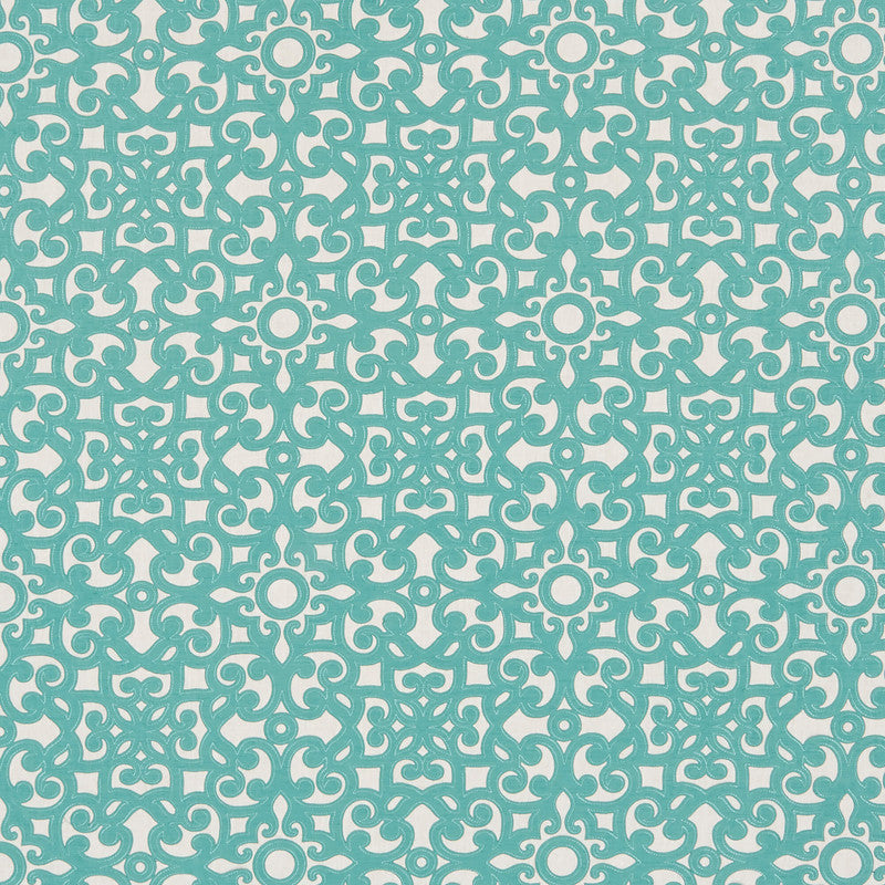 media image for Sample Kanduri Fabric in Seafoam Blue 268