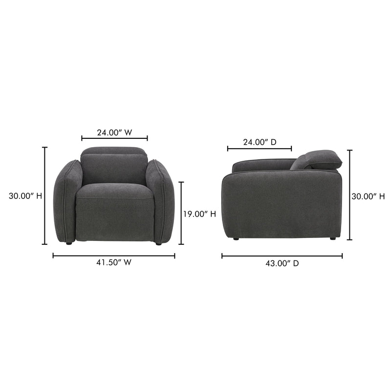media image for Eli Power Recliner Chair Moes Home Collection Mhc Kq 1027 07 Usa 15 217