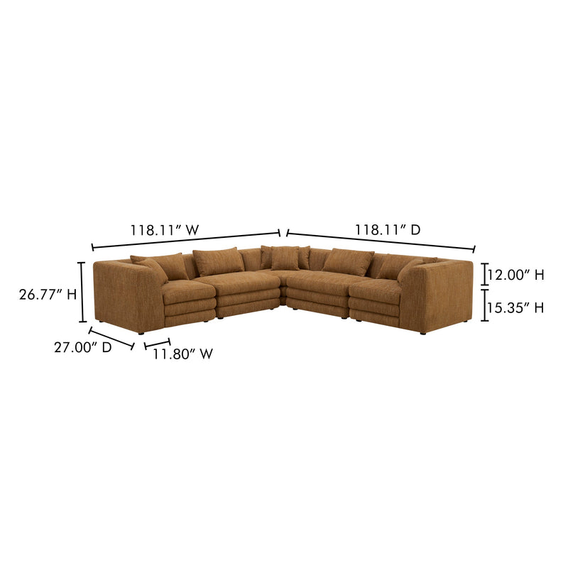 media image for Lowtide Classic L Shaped Modular Sectional Moes Home Collection Mhc Kq 1039 09 5 283