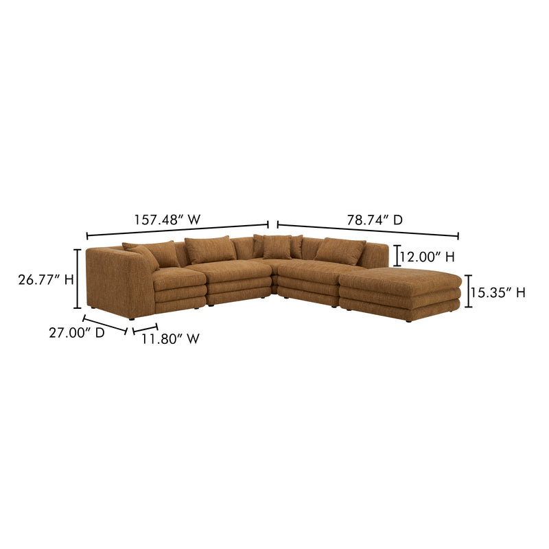 media image for Lowtide Dream Modular Sectional Moes Home Collection Mhc Kq 1040 09 9 268