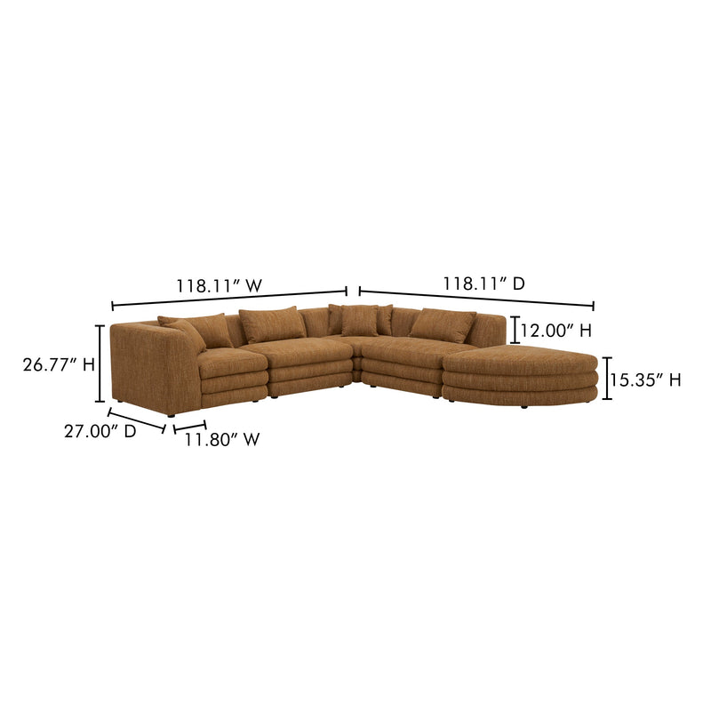 media image for Lowtide Alcove Modular Sectional Moes Home Collection Mhc Kq 1042 09 7 224