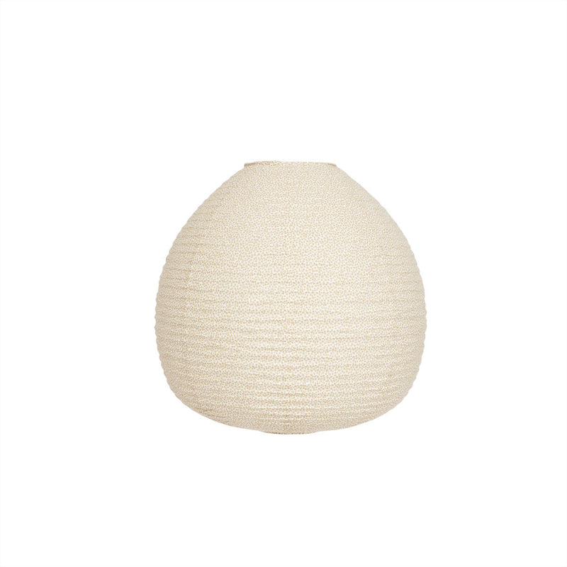 media image for kojo paper shade small in clay and offwhite 1 265