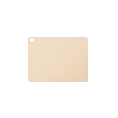 product image for placemat dotto 2 pcs pack vanilla by oyoy 1 23