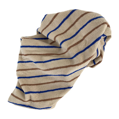 product image for raita towel medium caramel optic blue 1 87