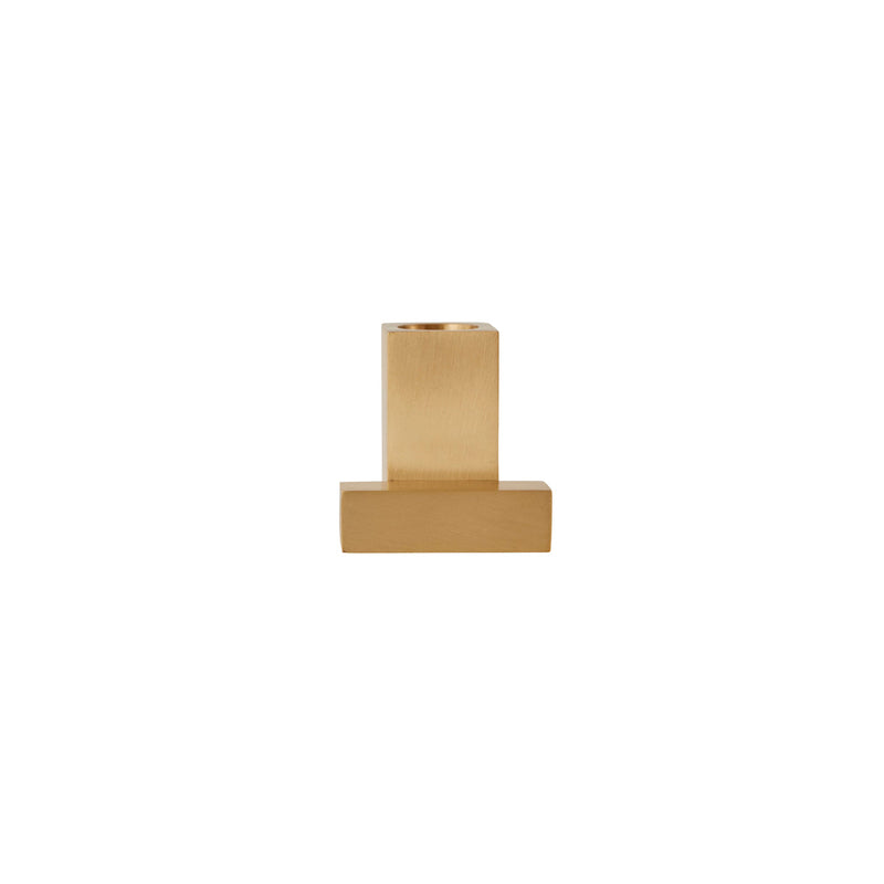 media image for square solid brass candleholder brushed brass by oyoy l300424 1 238