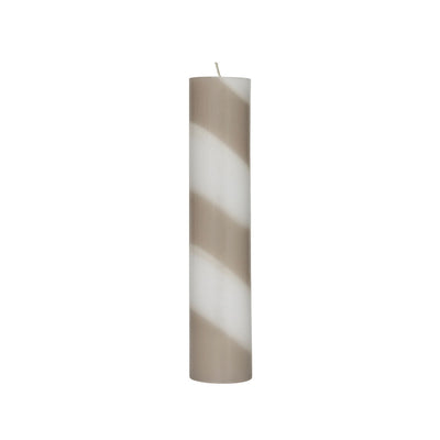 product image of Candy Candle - Large in Clay/White 1 528