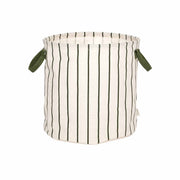Raita Laundry/Storage Basket in Green / Offwhite 2