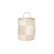 Chess Laundry/Storage Basket in Clay / Offwhite 1