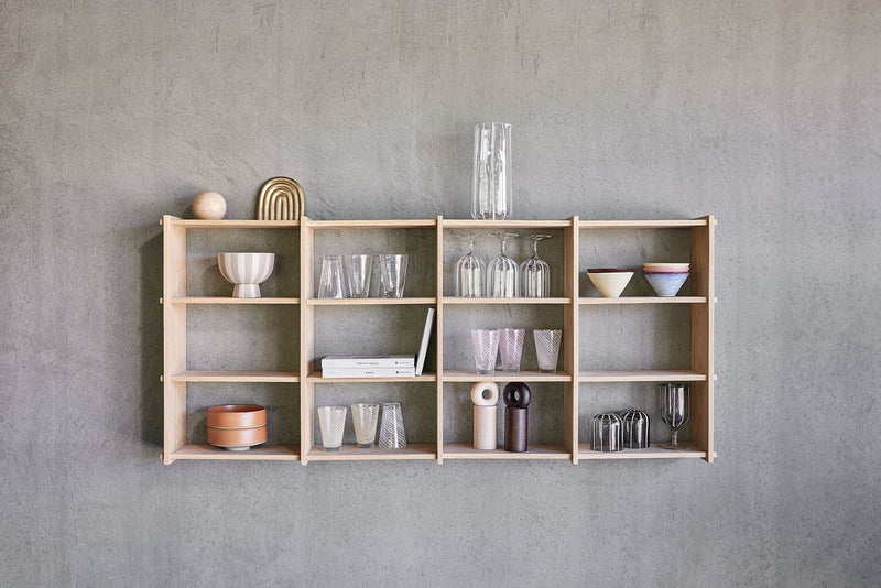 media image for Yuka Groove Glass Set in Yellow 2 222