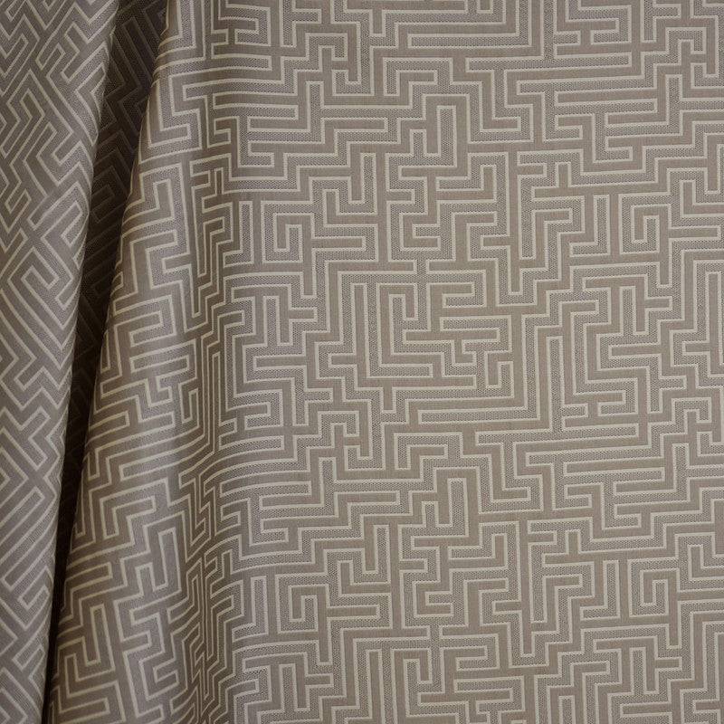 media image for Sample Labyrinth Fabric in Taupe 280