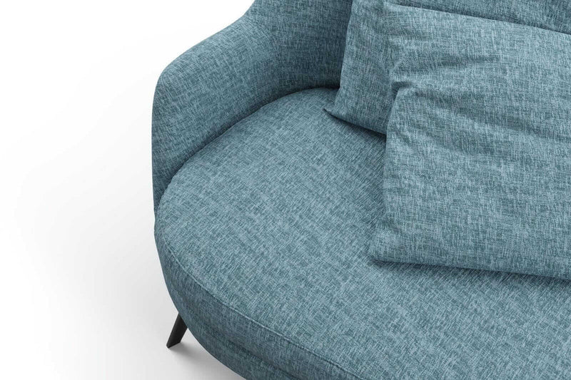 media image for Leon Fabric in Blue/Aqua 254