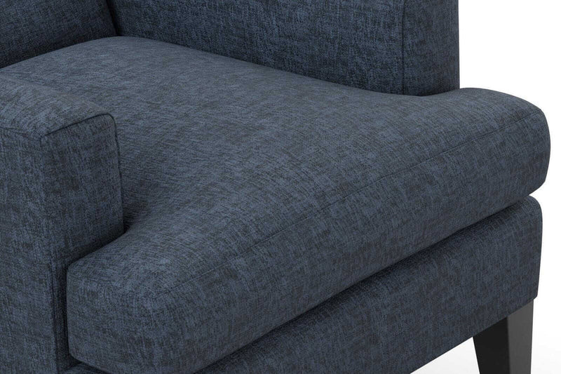 media image for Leon Fabric in Navy Blue 283