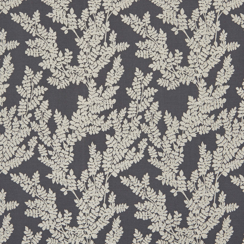 media image for Sample Lunenburg Fabric in Graphite/Ivory 24