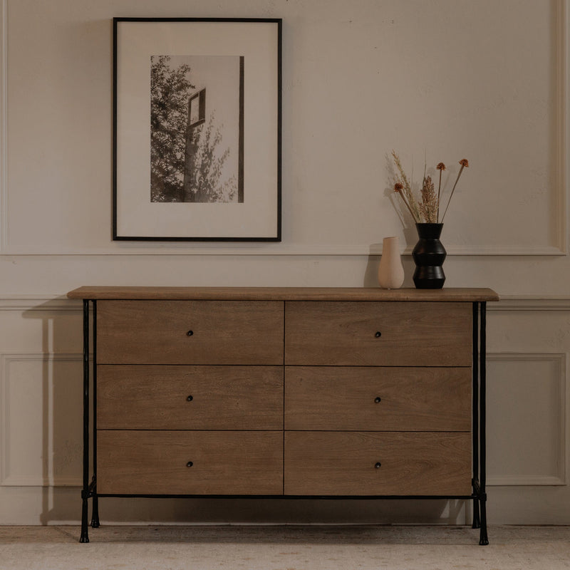 media image for Rene 6 Drawer Dresser Moes Home Collection Mhc Lx 1078 03 8 233