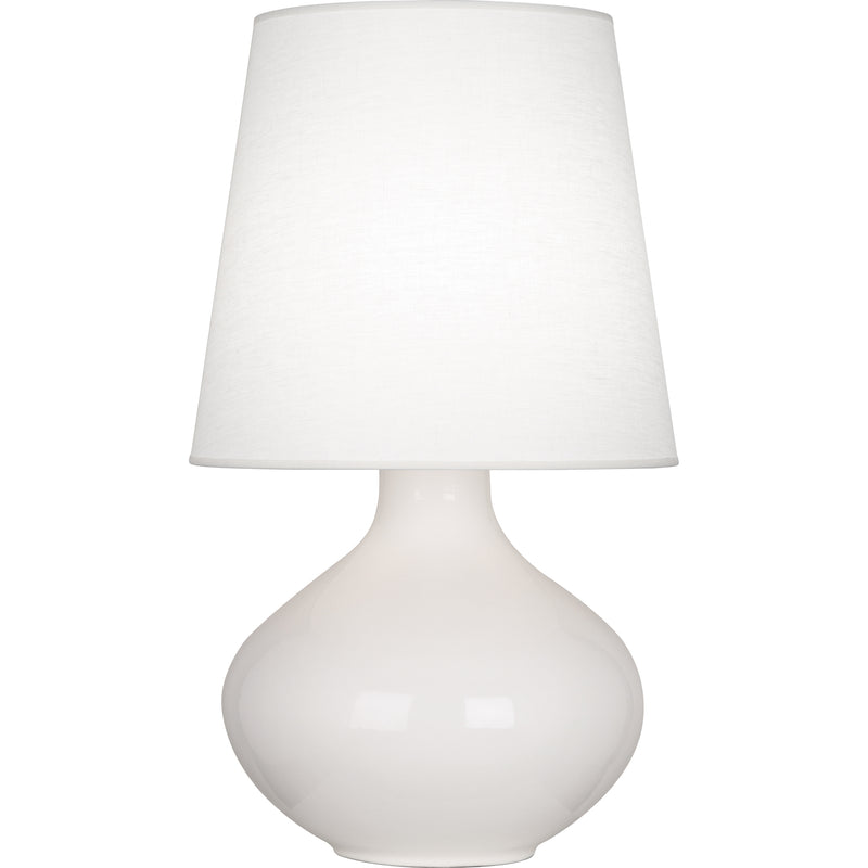 media image for June Table Lamp Multiple Colors With Oyster Linen Shade Design By Robert Abbey 12 228