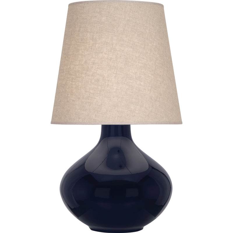media image for June Table Lamp Multiple Colors With Buff Linen Shade Design By Robert Abbey 12 246