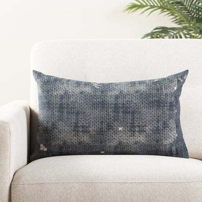 product image for Amer Trellis Indigo & Gray Pillow design by Jaipur Living 89