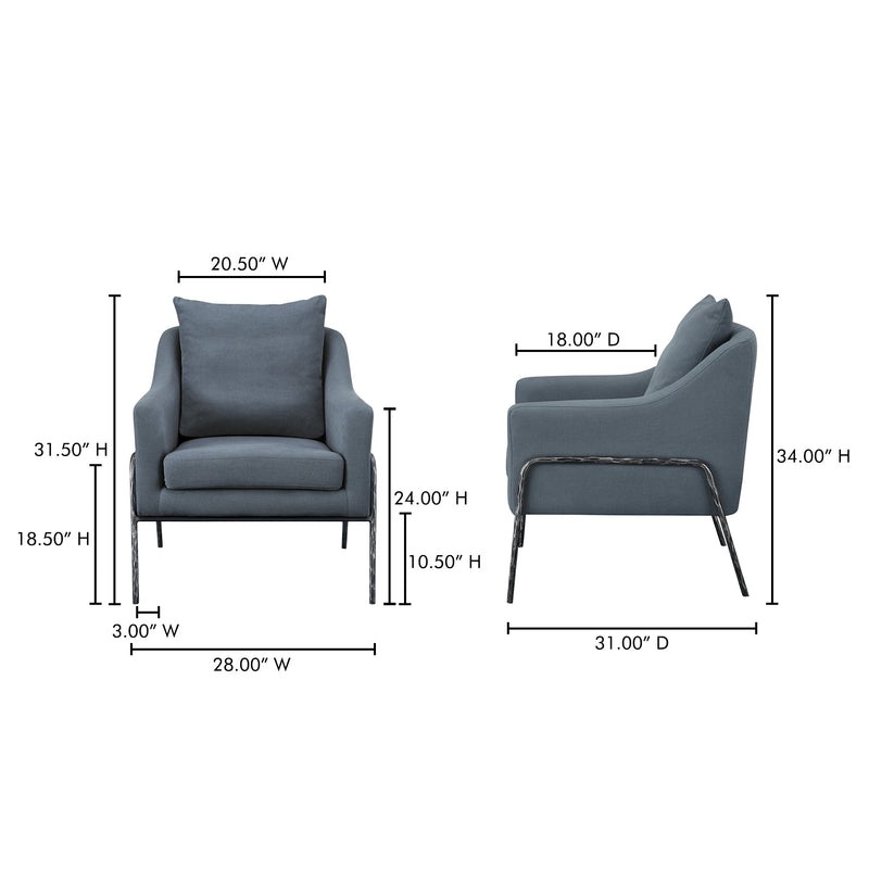 media image for Archer Accent Chair Moes Home Collection Mhc Me 1063 26 6 249