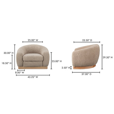 product image for Marlowe Lounge Chair Moes Home Collection Mhc Me 1065 16 12 67