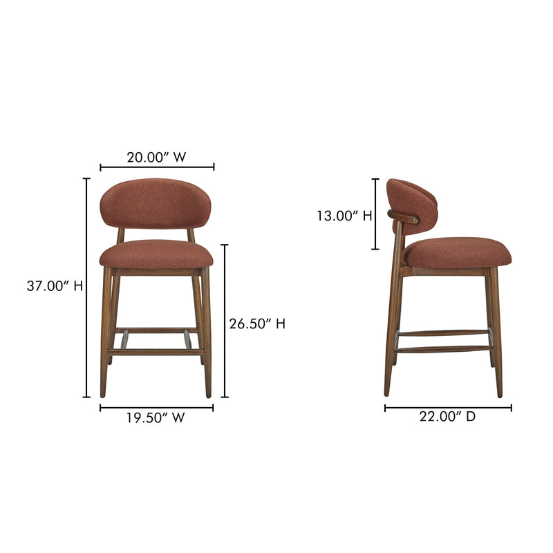 media image for Ellie Counter Stool Moes Home Collection Mhc Me 1070 21 12 247