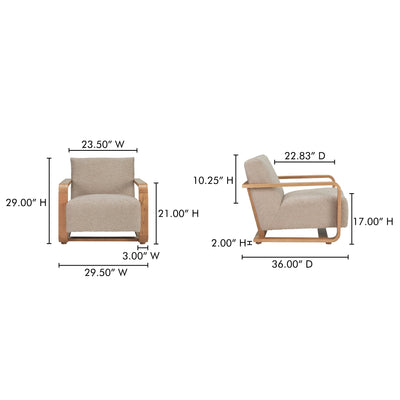 product image for Eckersley Lounge Chair Moes Home Collection Mhc Me 1073 34 23 38