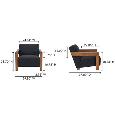 product image for Garnet Lounge Chair Moes Home Collection Mhc Me 1075 07 13 96