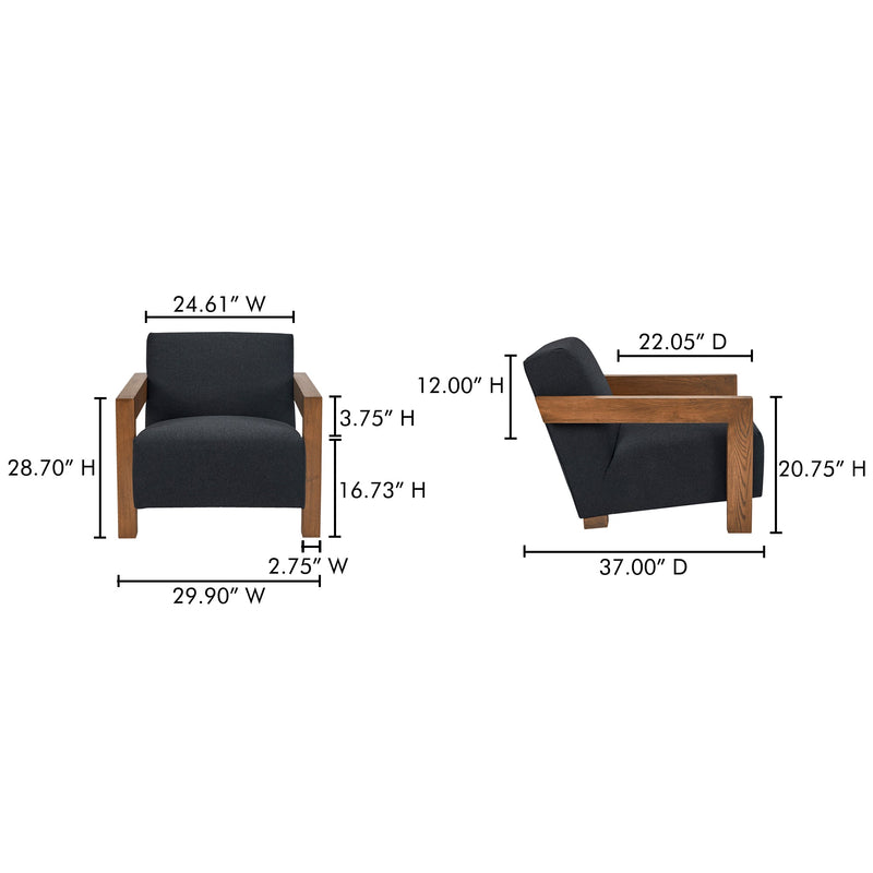 media image for Garnet Lounge Chair Moes Home Collection Mhc Me 1075 07 13 219