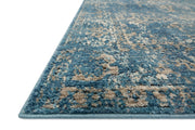 Millennium Rug in Blue & Taupe by Loloi