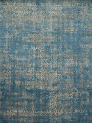 Millennium Rug in Blue & Taupe by Loloi