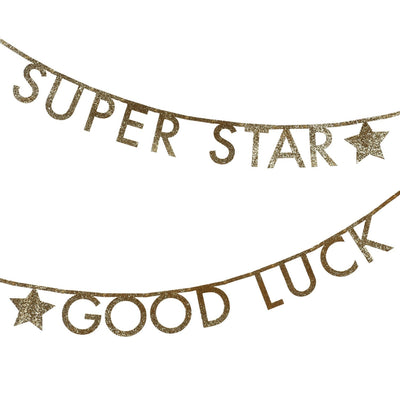 product image for gold glitter letter garland kit by meri meri mm 160696 1 60