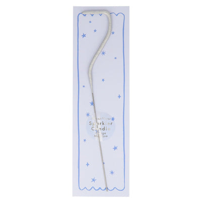 product image for silver sparkler number candle by meri meri mm 175393 8 72