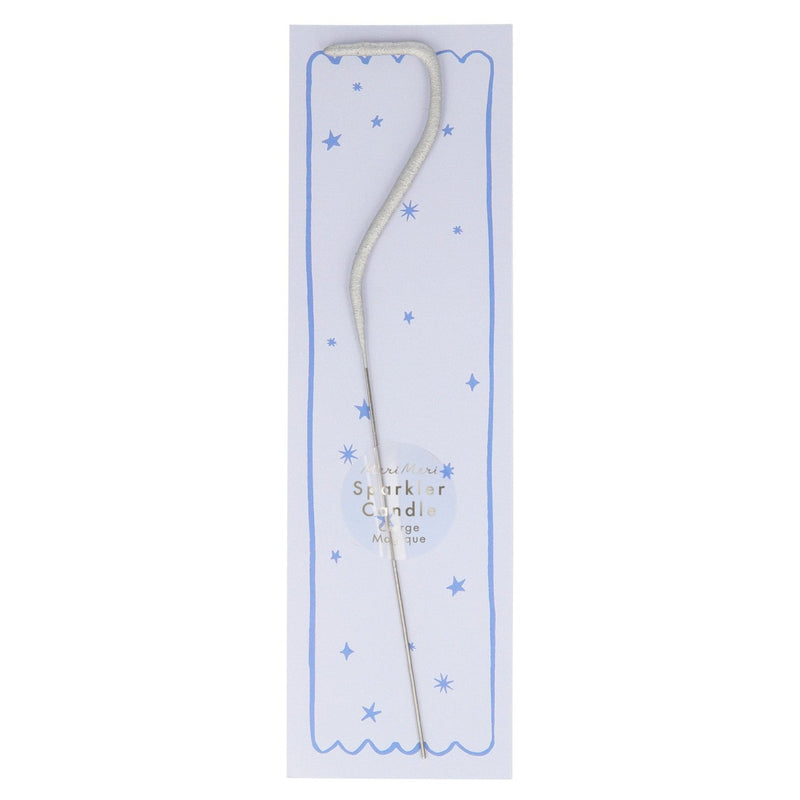 media image for silver sparkler number candle by meri meri mm 175393 8 228