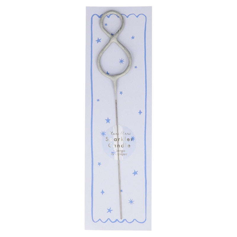 media image for silver sparkler number candle by meri meri mm 175393 9 213