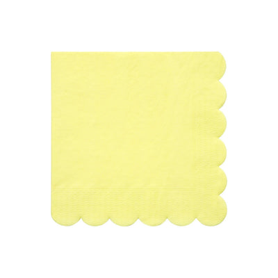 product image for pale yellow partyware by meri meri mm 181441 5 57