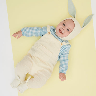 product image for mint bunny baby bonnet by meri meri mm 188782 4 34